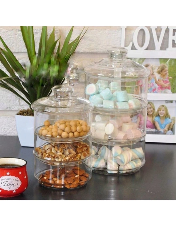 3 KATLI CAM SAKLAMA KABI BÜYÜK BOY