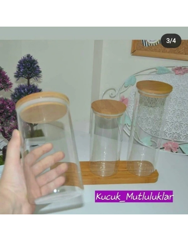 3 LÜ BAMBU SAKLAMA KABI