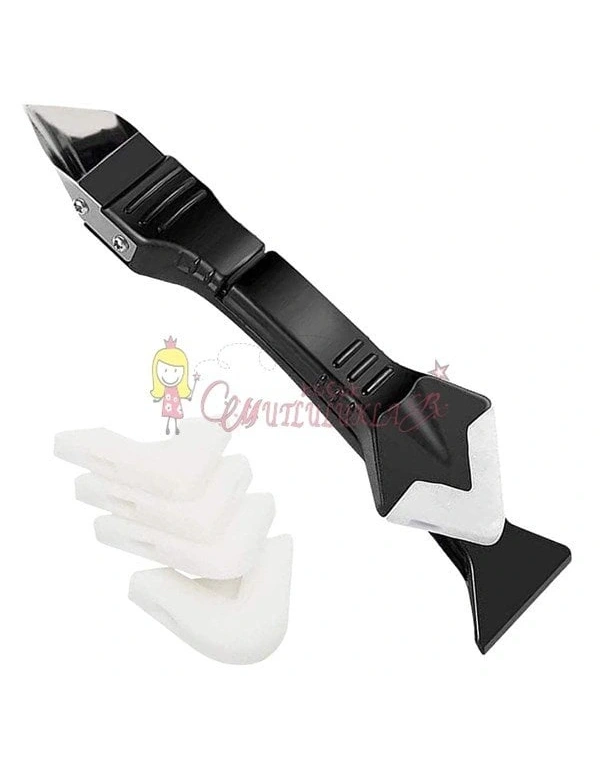 3 ü 1 Arada Fayans Derz Silikon Kazıyıcı Sıyırıcı Ve Uygulayıcı Aparat