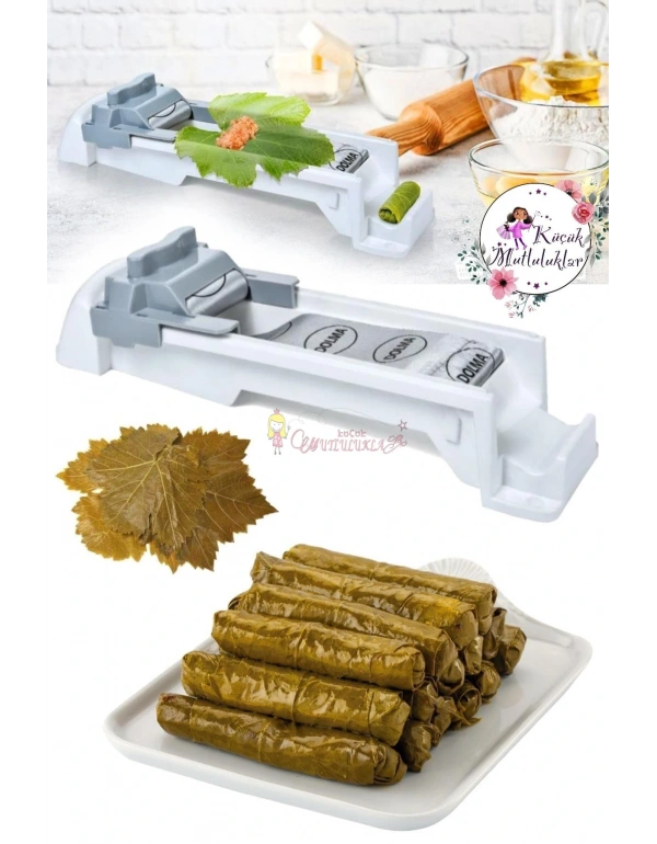 3 Kademeli Pratik Yaprak Sarma Makinesi Kolay Yaprak Sarma Aparatı