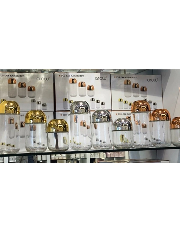 3LU ERZAK KAVANOZU GOLD