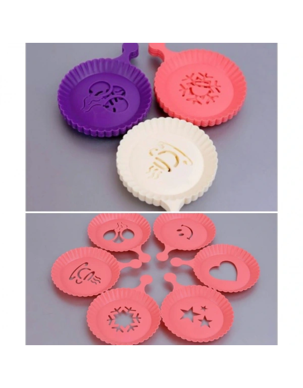 4 LÜ PASTA SÜSLEME ŞABLONU