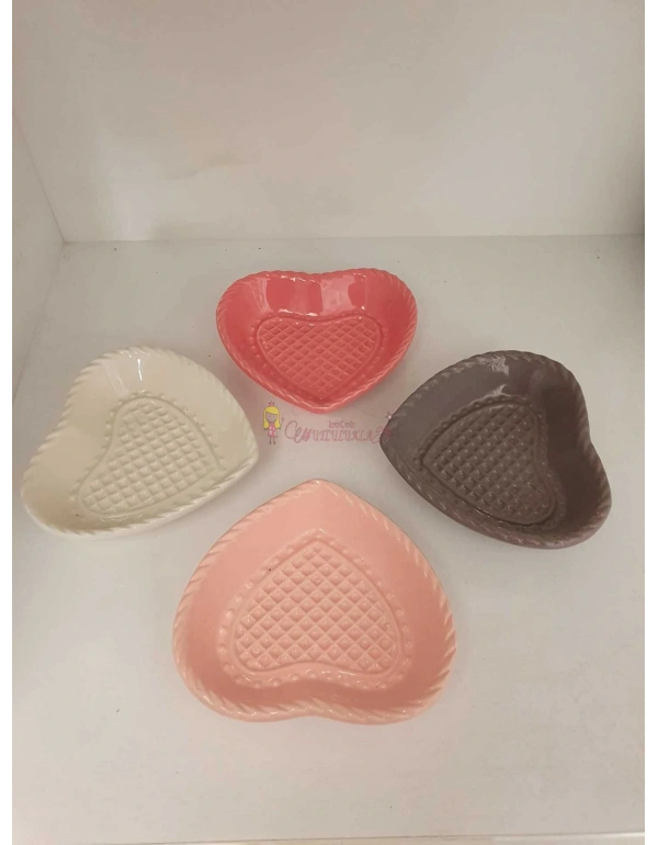 4lü Kalp Çerezlik Sunumluk