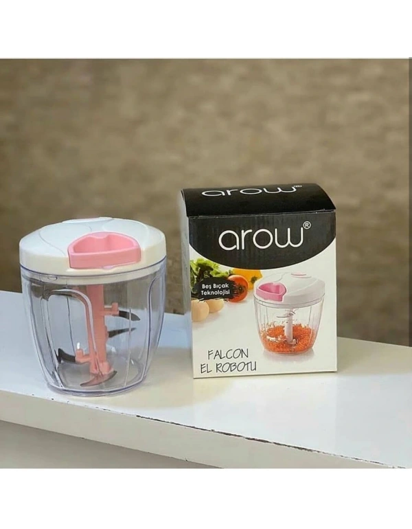 5 BIÇAKLI SEBZE DOĞRAYICI İPLİ RONDO HIZLI DOĞRAYICI BÜYÜK BOY