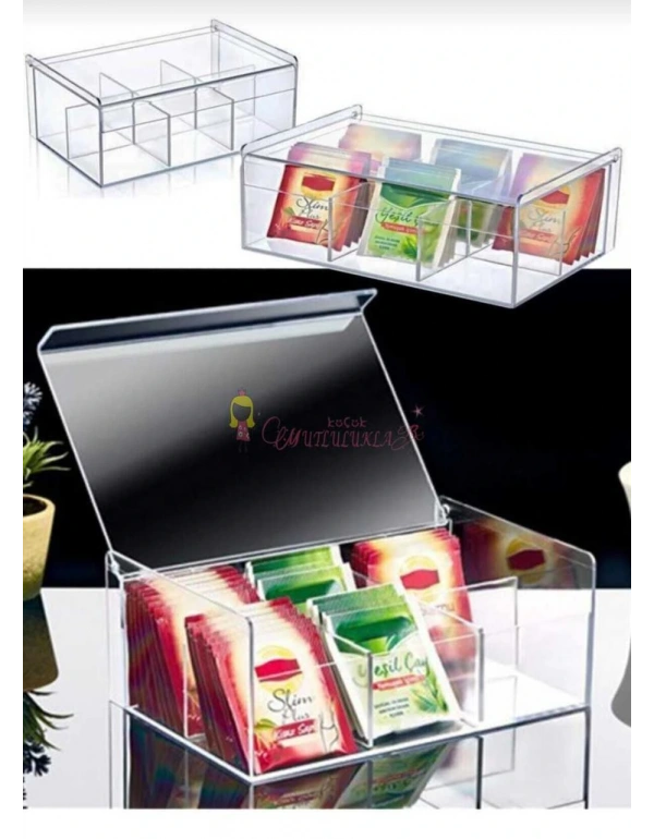 6 Bölmeli Kapaklı Düzenleyici