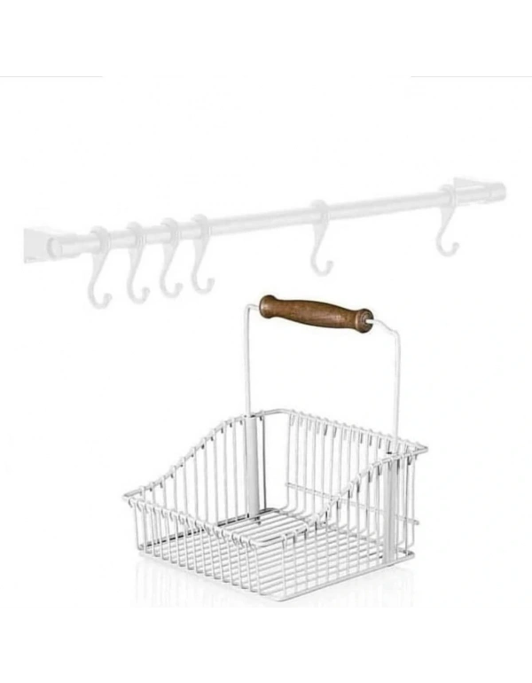 6 KANCALI ASKI RAY BEYAZ 53 CM