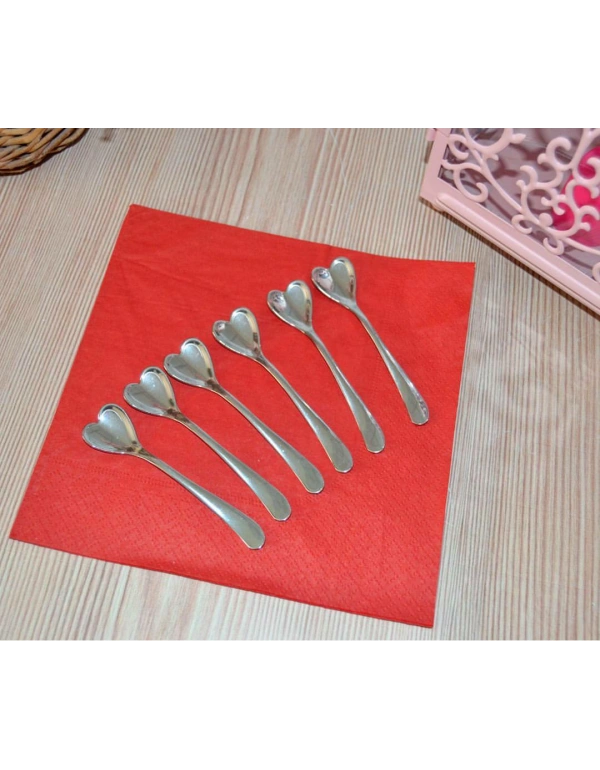 6LI KALP ÇAY KAŞIĞI