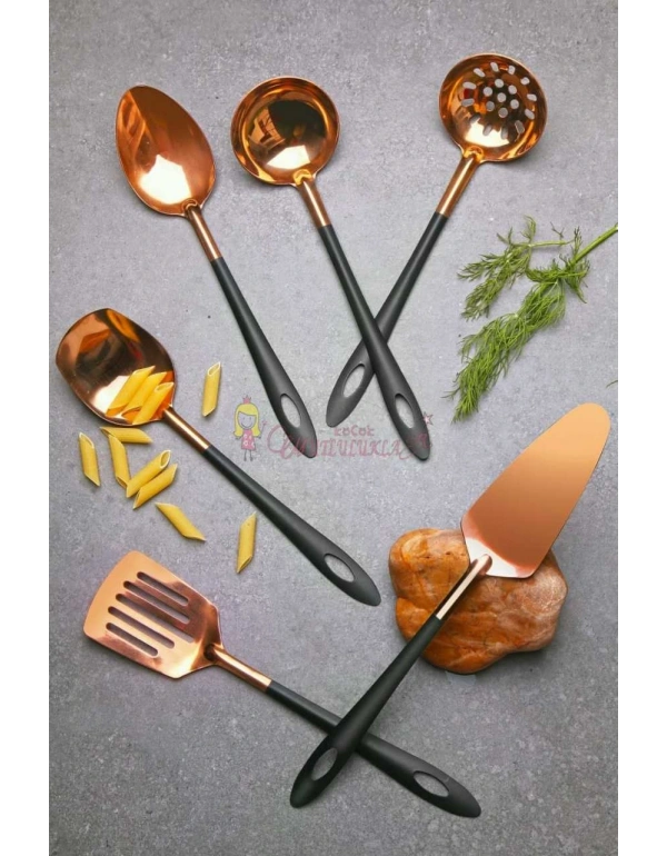 6 Parça Rose Gold Servis Seti