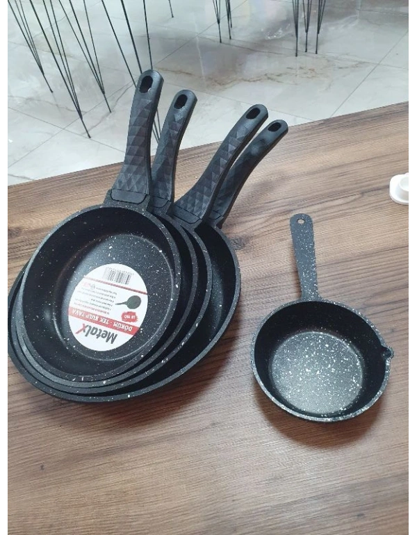 Hamarat 5Li Döküm Tek Kulp Tava