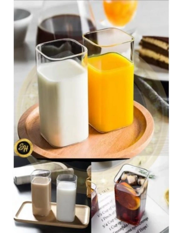 Dikdörtgen Kare Bardak 350Ml