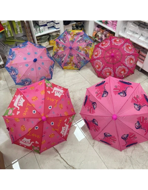 Bardaklı Çocuk Şemsiye