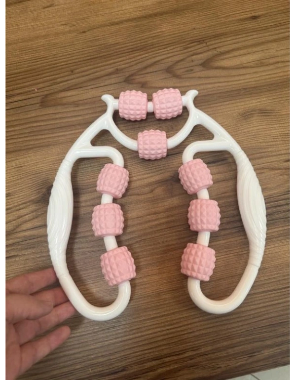 Kas Gevşetici Masaj Aletı Selulit 9 Tekerlı Bacak Masaj Aleti