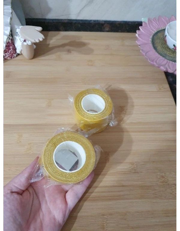 Dmr Sarı Çift Taraflı Halı Bandı