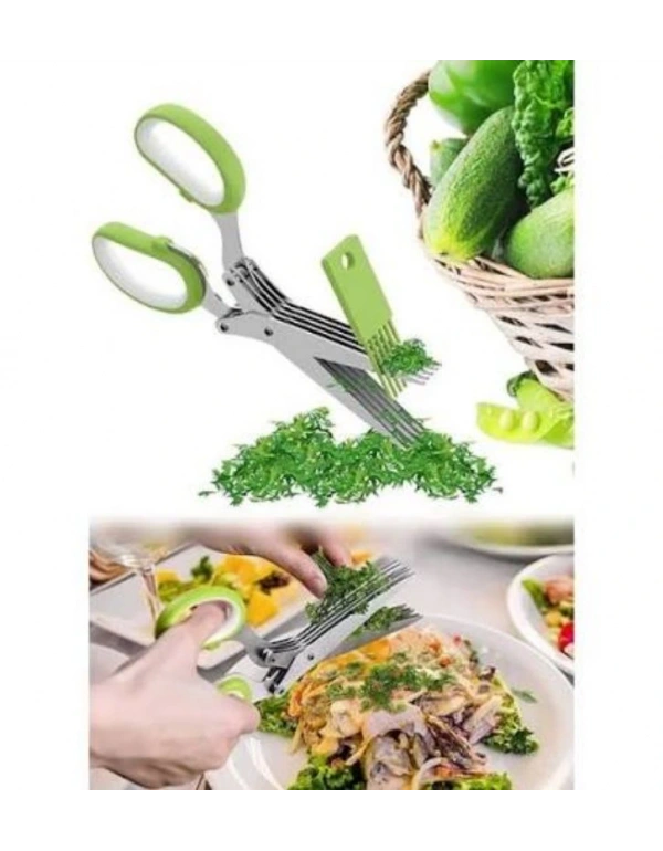 Sebze Doğrama Makası 5 Bıçaklı