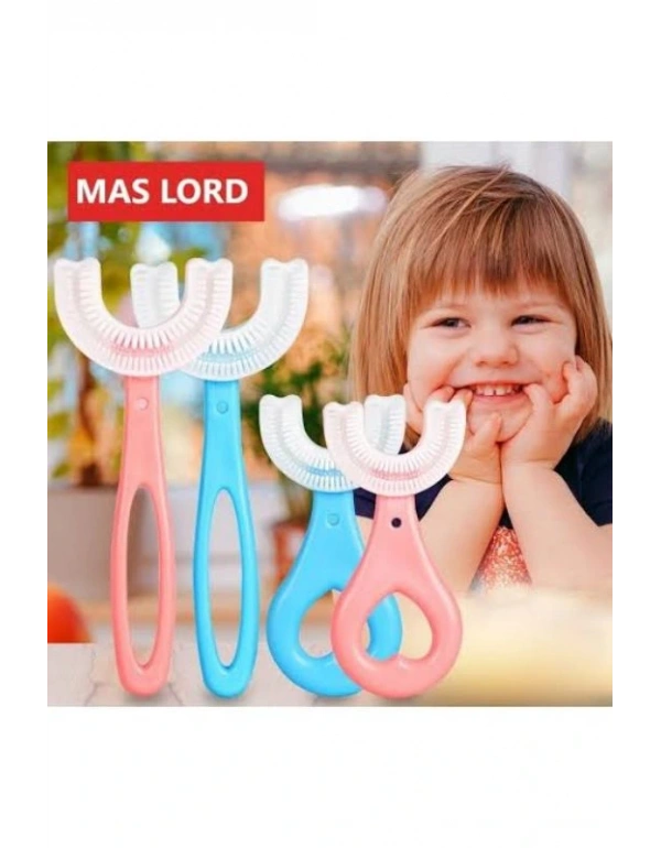 U Diş Fırçası 6-12 Yaş Büyük Pembe