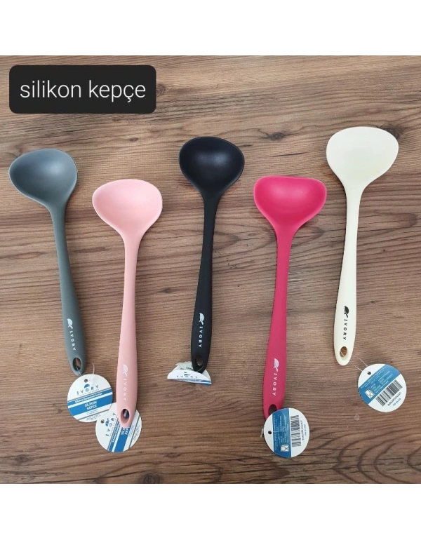 İvory Silikon Kepçe Pembe