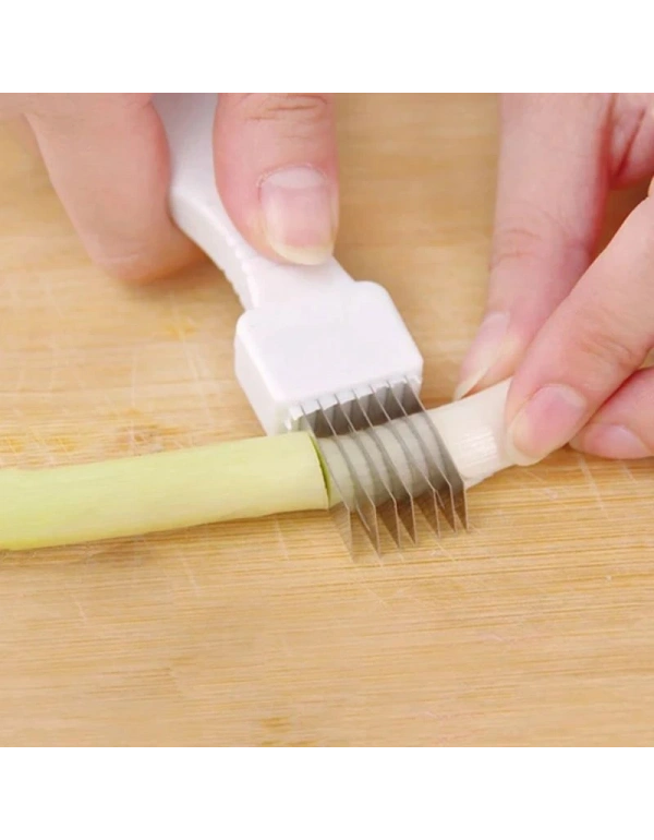 7 Bıçaklı Julyen Sarımsak Biber Soğan Doğrayıcı