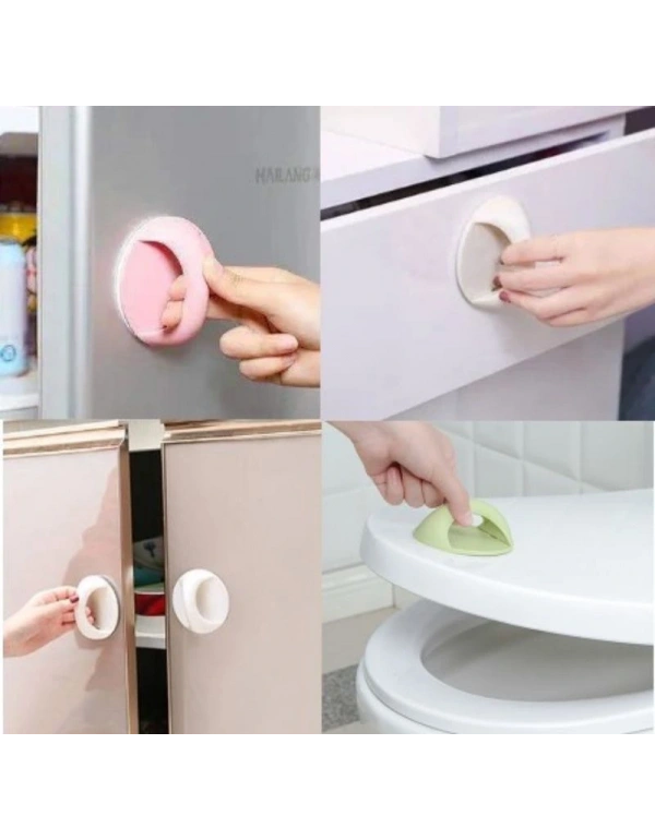 Yuvarlak 2Li Plastik Kulp Tutucu Beyaz