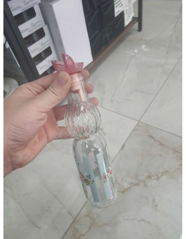 Küçük Düz Yağdanlık Çiçekli