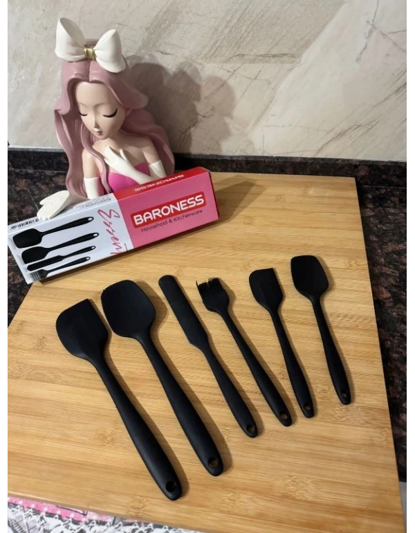 Baroness 6Lı Spatula Siyah