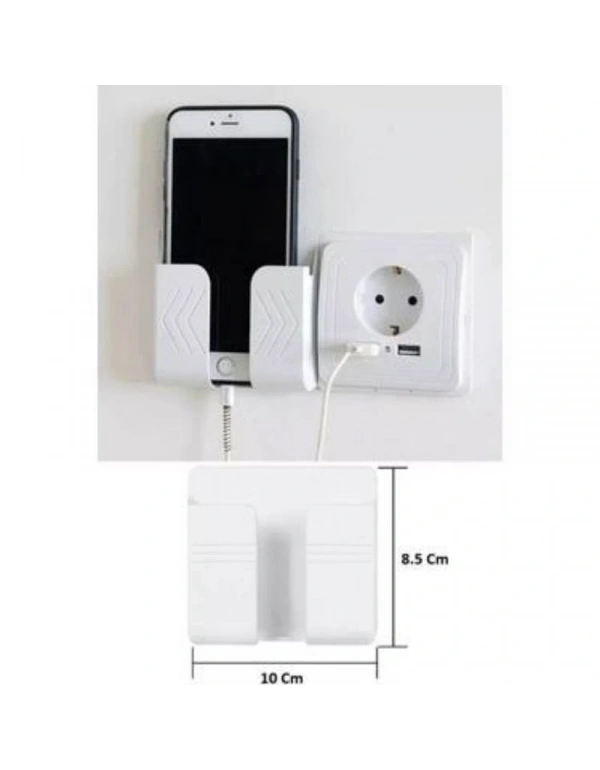 Kumanda Beyaz Telefon Tutucu