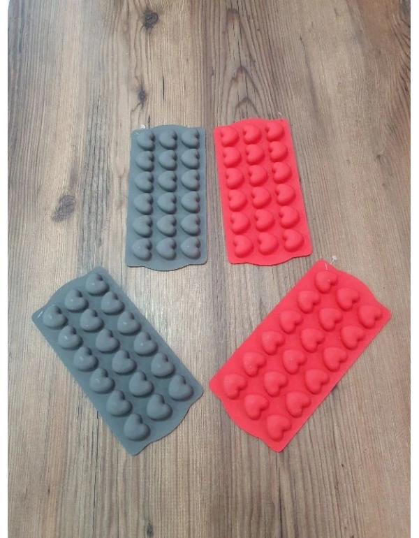 Gri Kalpli Çikolata Kalıp