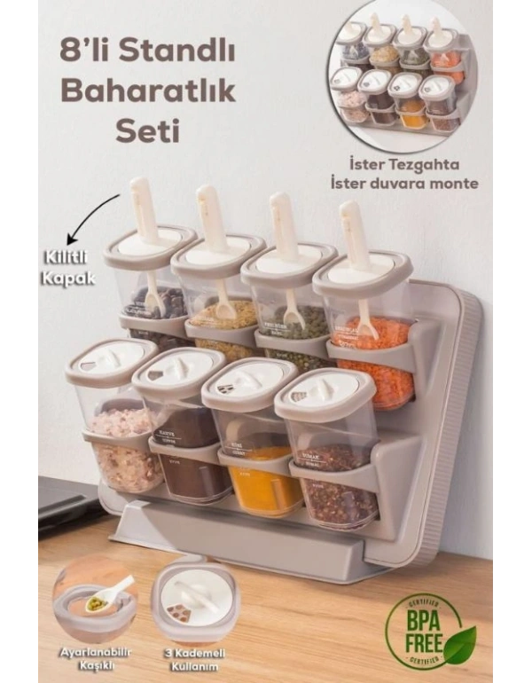 Kaşıklı Baharatlık Violet