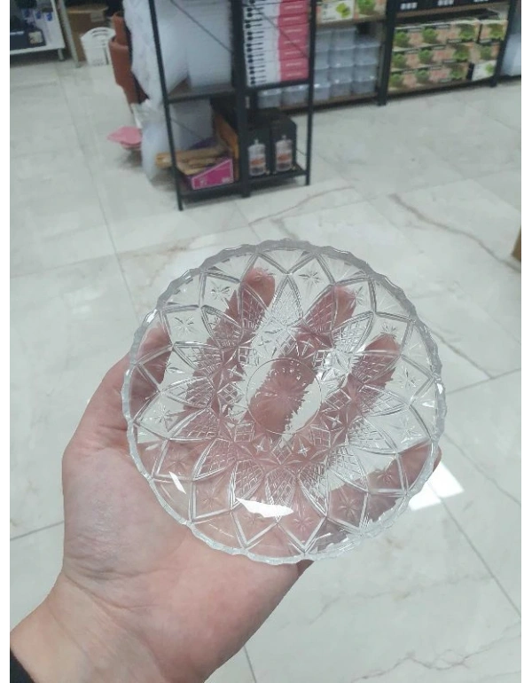 Cam Tatlı Tabağı 6Lı