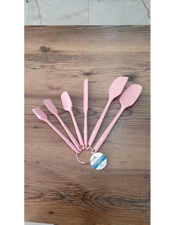 İvory 6Lı Spatula Pembe