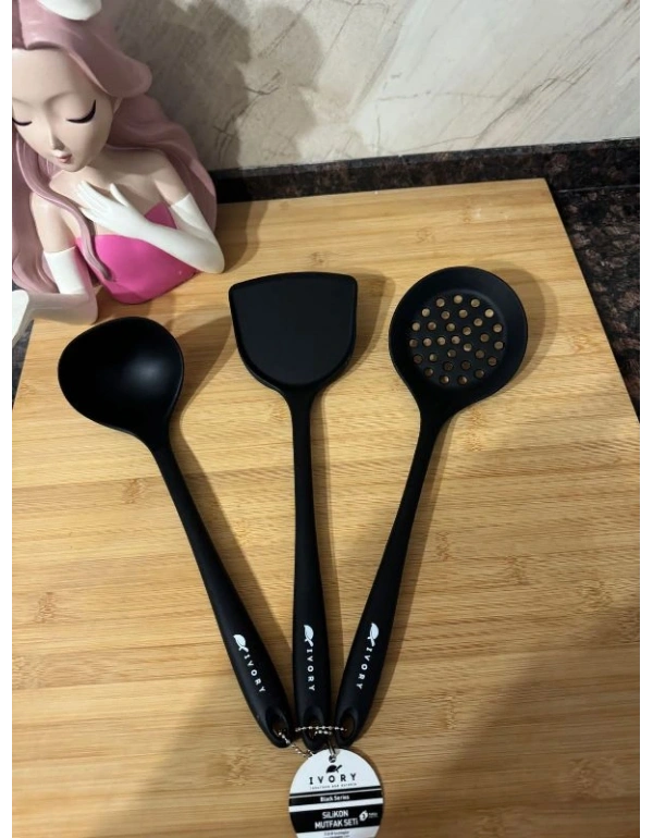 Kepçe 3Lü Jumbo İvory