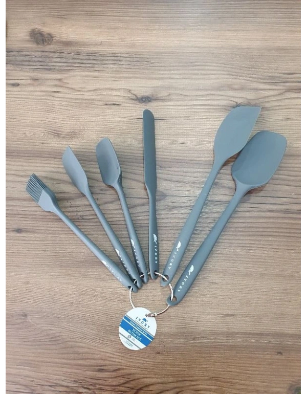 İvory 6Lı Spatula Gri