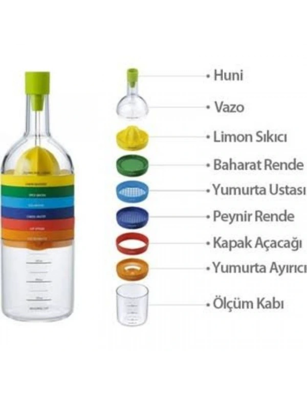 8 Parça Hunili Mutfak Seti