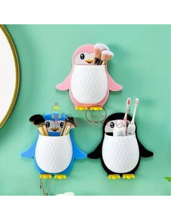 Penguen Askı Diş Fırçalık SARI