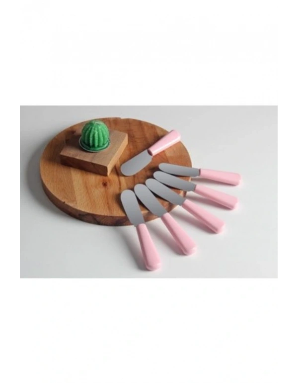 Plastik Sap Kahvaltı Bıcağı Renkli