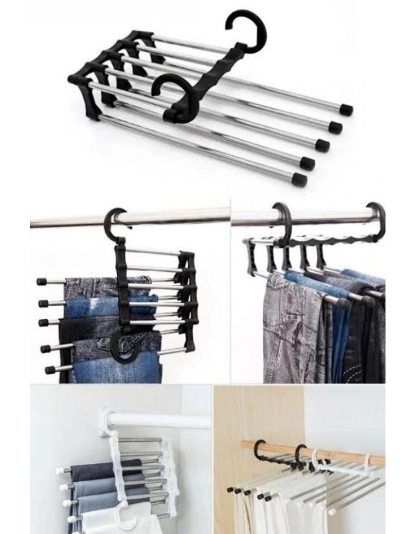 Hareketli Askı Pantolon Askı 5Li