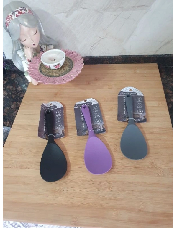 Silikon Pilav Kaşık SİYAH DMR