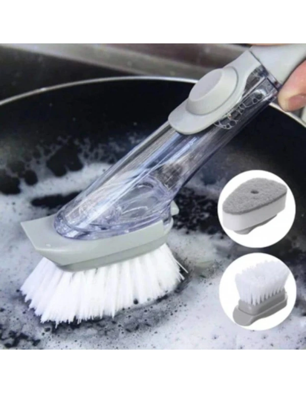 Sabun Hazneli Ve Süngerli Fırça