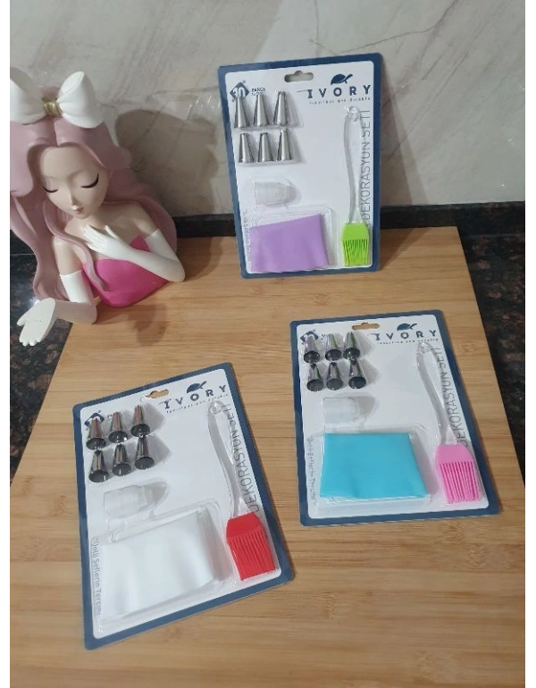 10 Parça Pasta Dekorasyon Seti