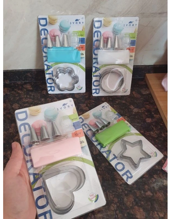 9 Parça Pasta Dekorasyon Seti