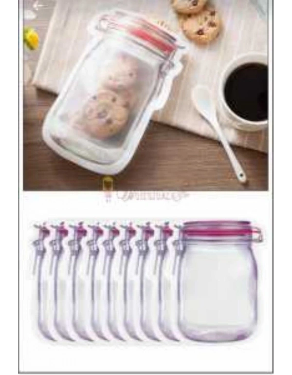 Kavanoz Kilitli Poşet Orta