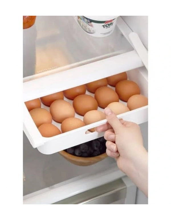 Beyaz Sürmeli Yumurtalık Rafa Takılan