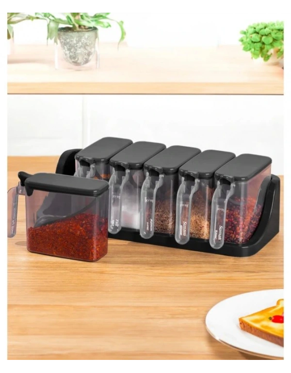 6Lı Yapışkanlı Baharat Takımı Kst