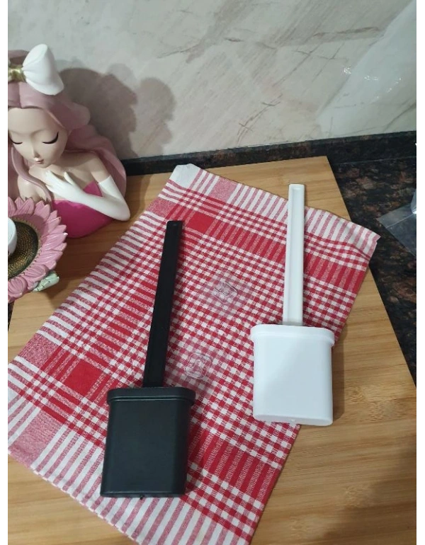 Silikon Wc Fırça Beyaz