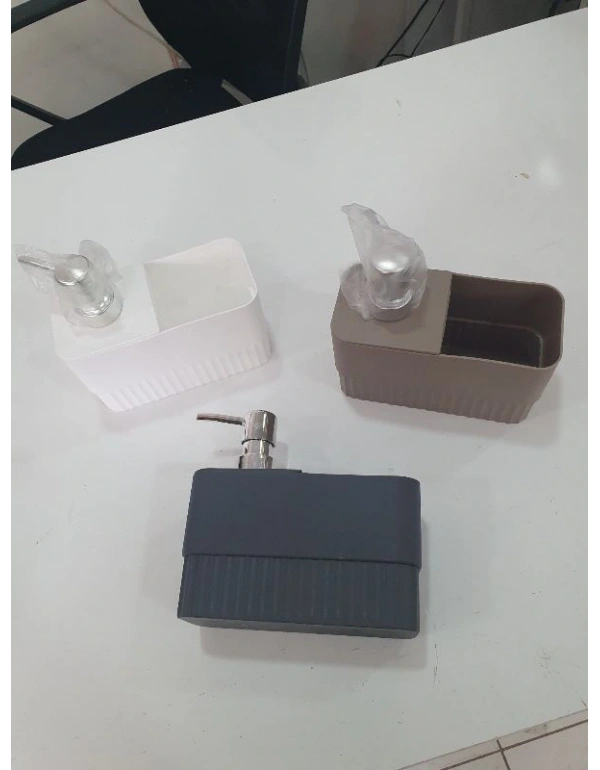 Sünger Bölmeli Sıvı Sabunluk Yatay Brns