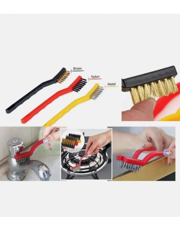 3Lü Detay Temizleme Fırçası