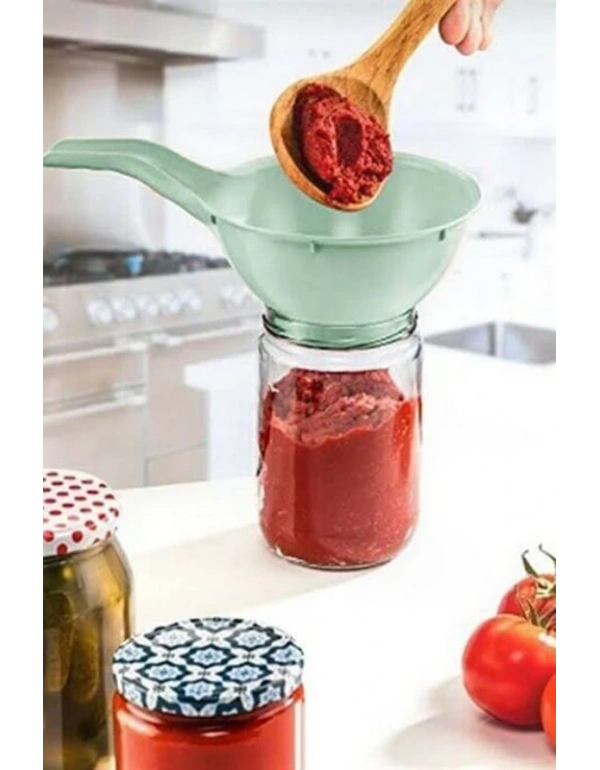 Saplı Kavanoz Koserve Hunisi