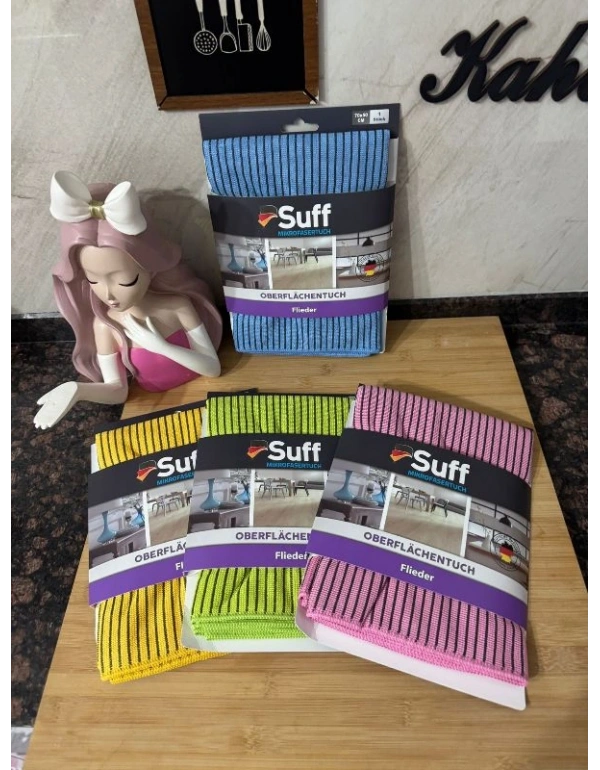 Suff Mikrofiber Flieder Leylak Mutfak Yer Bezi Kurulama Bezi 50X70
