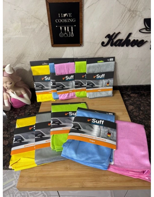 Suff Mikrofiber Lale Tulpe Cam Ayna Bezi 50X70