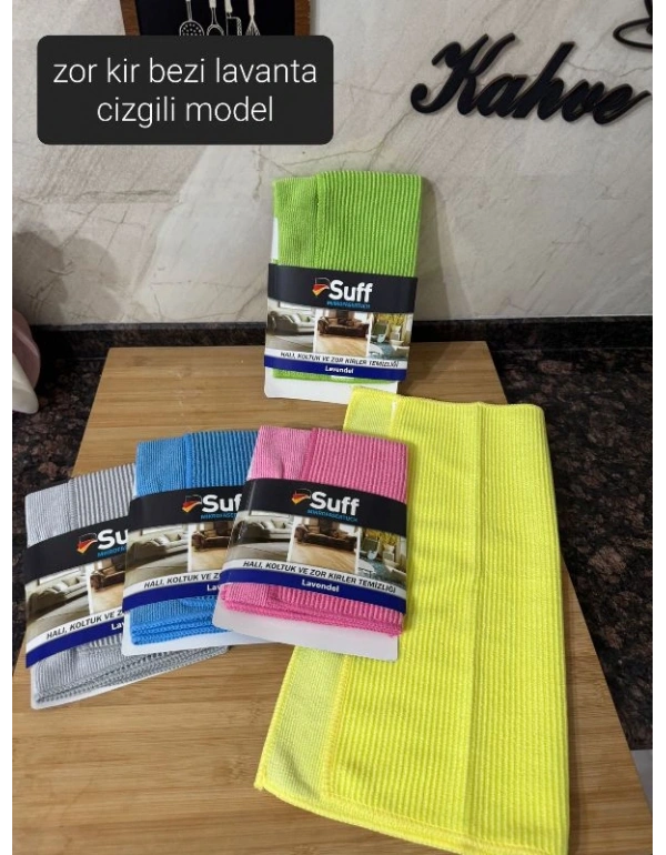 Suff Lavendel Az Tırtıklı  Zor Kir Bezi 40X40