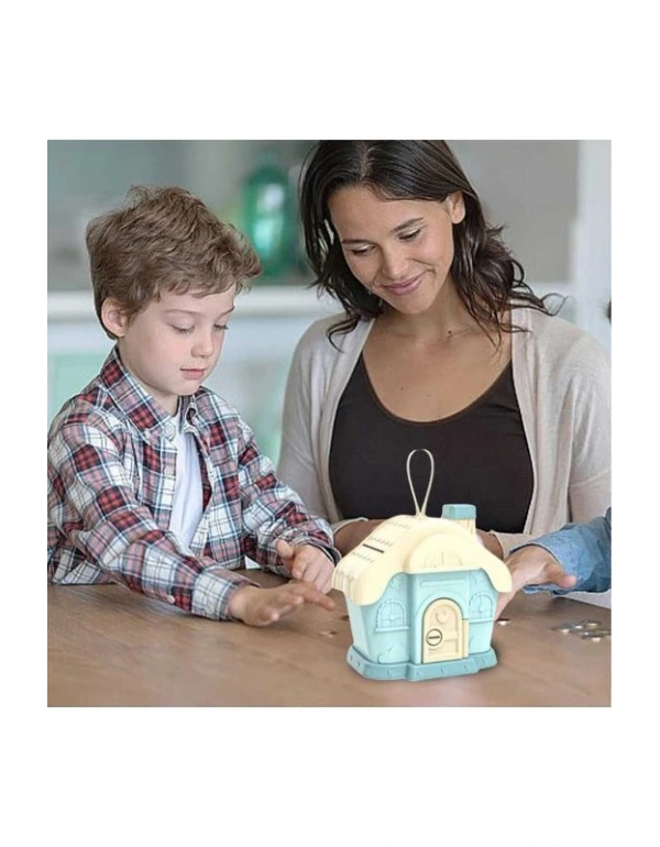 Ev Şeklinde Kilitli Kumbara